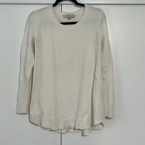 Loft off white sweater